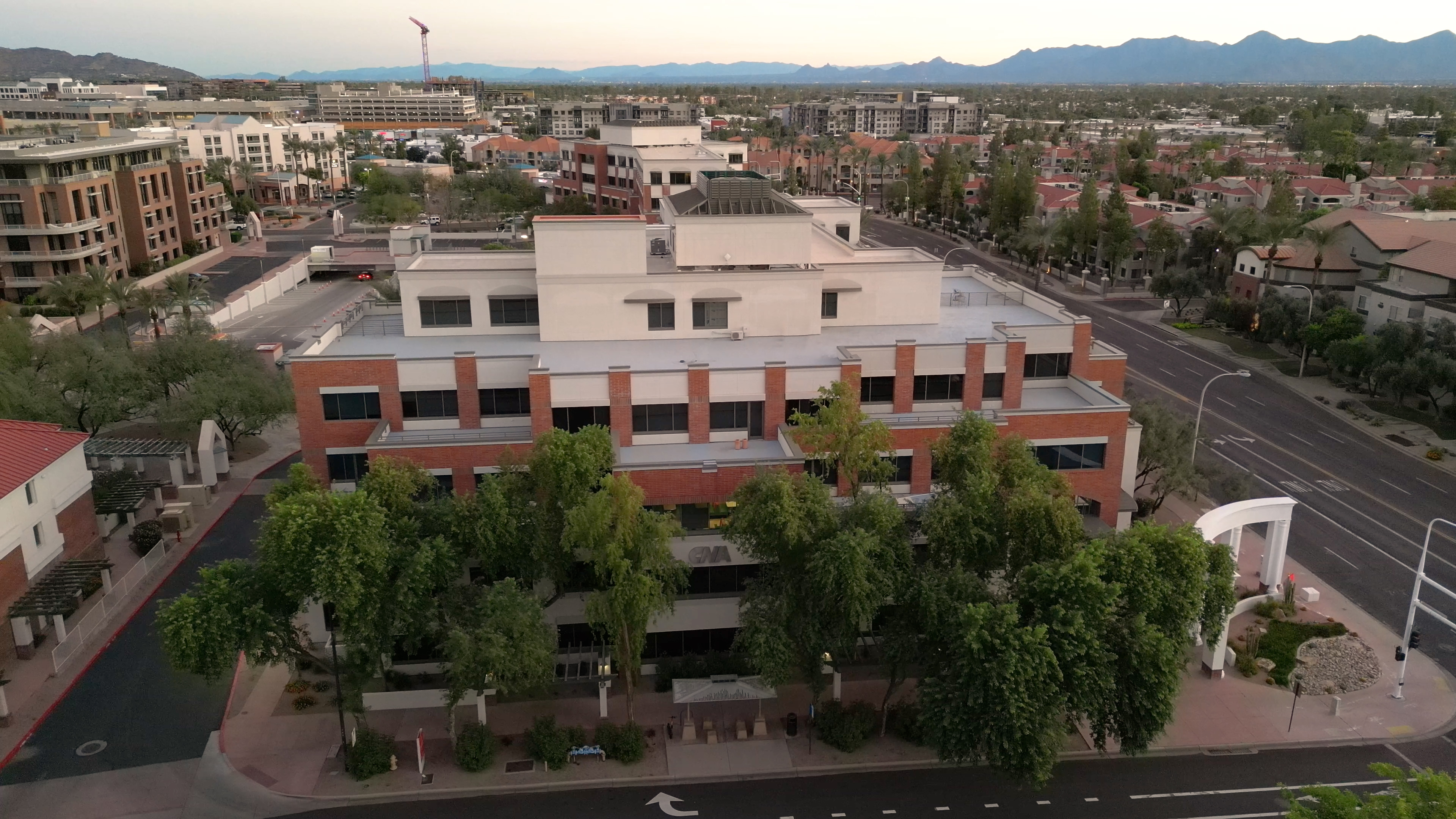 CNA front of building in Scottsdale, Arizona